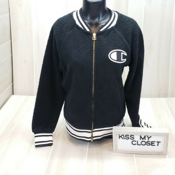 champion bomber jacket gold